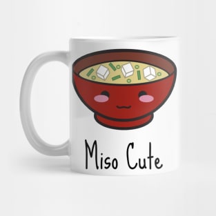 miso cute black Mug